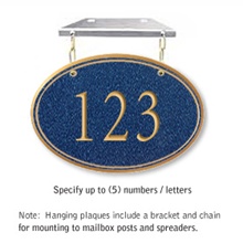 Address Signature Hanging Plaque