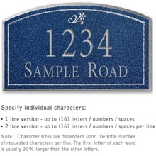 Address Signature Surface Plaque